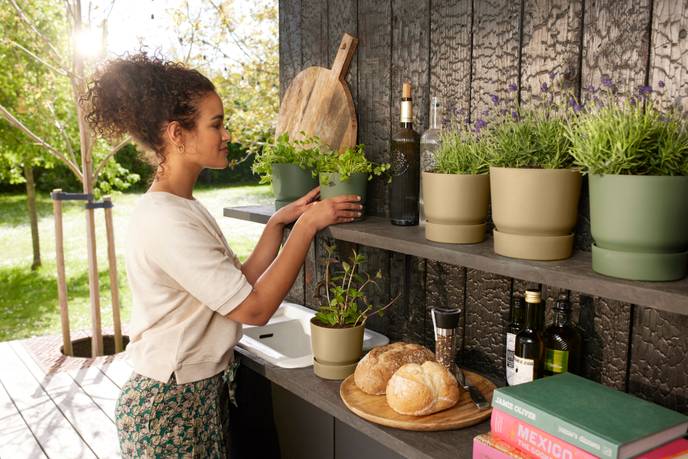 greenville round 18cm sabbia dorata